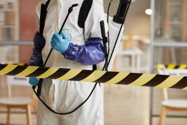 Professional Sewage Cleanup technician working in Greenville, SC